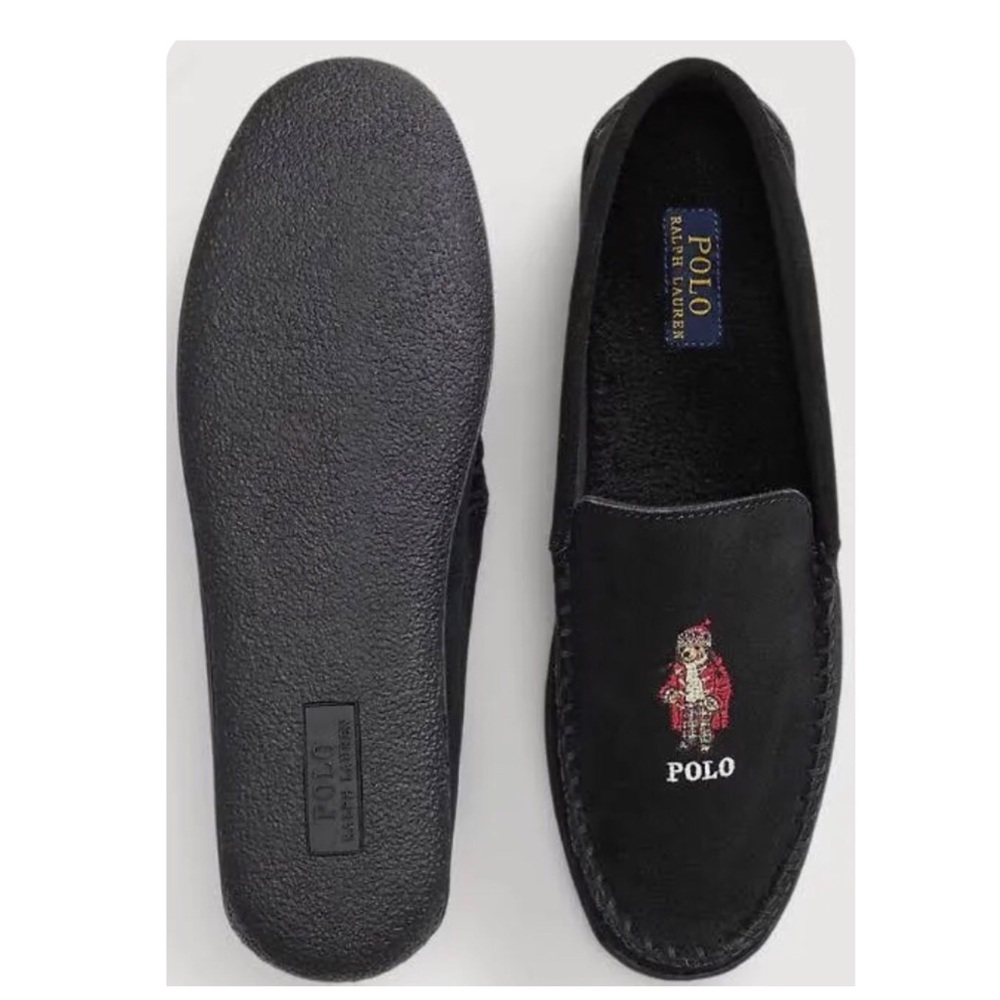 Polo by Ralph Lauren Black Men's House Slippers